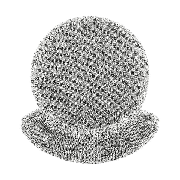 New Pacific Direct Esther Boucle Accent Chair - Contemporary Designer Favorite With Unique Rounded Shape And Comfort Speckled White 100% Polyester 1250087-732-npd