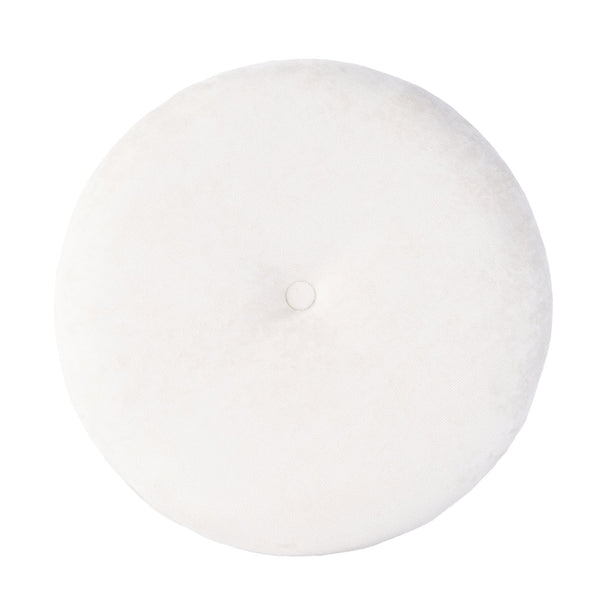 Butler Specialty Company Elegant Round Upholstered Vanity Stool With Handcrafted Hardwood Legs Blue Rubberwood,Cherry Veneer,Urethane Foam,Cotton Fabric 1250483-butler