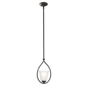 Conway 8'' Wide 1-Light Mini Pendant - Oil Rubbed Bronze 1251PS/10 Thomas