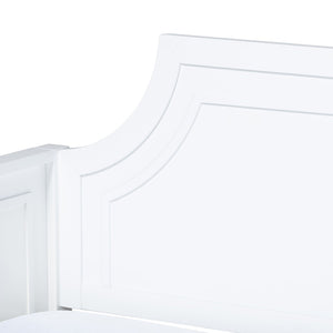 Baxton Studio Baxton Studio Mariana Classic White Wood Full Daybed with Twin Trundle for Stylish Sleep Solutions Mariana-White-Daybed-F/T