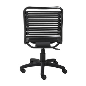 EuroStyle Allison Bungee Low Back Office Chair with Airflow Design for Modern Workspaces Black Graphite Black 12540BLK