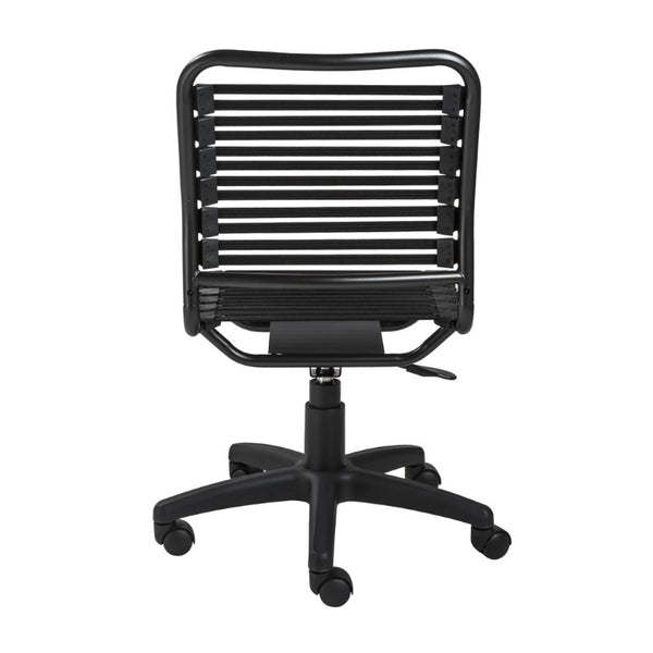 EuroStyle Allison Bungee Low Back Office Chair with Airflow Design for Modern Workspaces Black Graphite Black 12540BLK