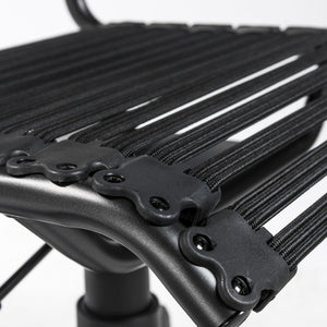 EuroStyle Allison Bungee Low Back Office Chair with Airflow Design for Modern Workspaces Black Graphite Black 12540BLK
