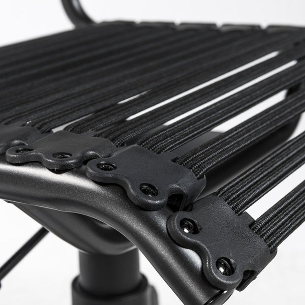 EuroStyle Allison Bungee Low Back Office Chair with Airflow Design for Modern Workspaces Black Graphite Black 12540BLK