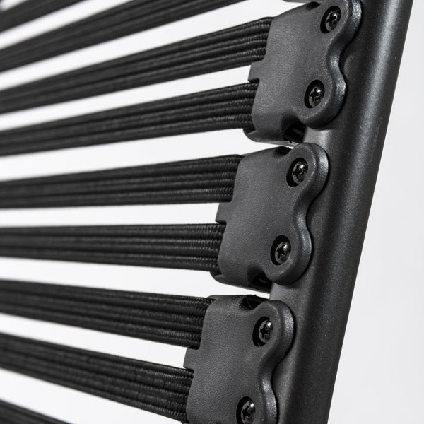 EuroStyle Allison Bungee Low Back Office Chair with Airflow Design for Modern Workspaces Black Graphite Black 12540BLK