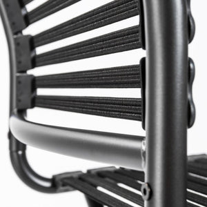EuroStyle Allison Bungee Low Back Office Chair with Airflow Design for Modern Workspaces Black Graphite Black 12540BLK