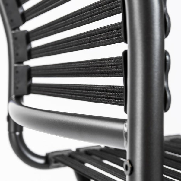 EuroStyle Allison Bungee Low Back Office Chair with Airflow Design for Modern Workspaces Black Graphite Black 12540BLK