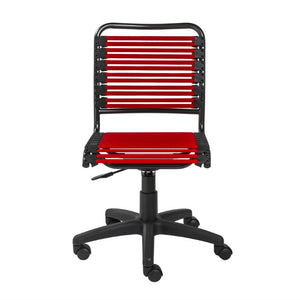 EuroStyle Allison Bungee Low Back Office Chair with Airflow Design for Modern Workspaces Red Graphite Black 12540RED
