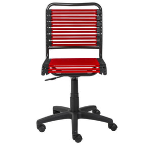 EuroStyle Allison Bungee Low Back Office Chair with Airflow Design for Modern Workspaces Red Graphite Black 12540RED
