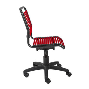 EuroStyle Allison Bungee Low Back Office Chair with Airflow Design for Modern Workspaces Red Graphite Black 12540RED