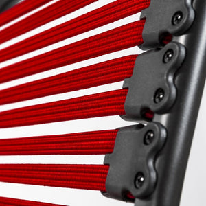 EuroStyle Allison Bungee Low Back Office Chair with Airflow Design for Modern Workspaces Red Graphite Black 12540RED