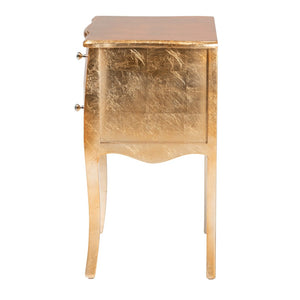 Baxton Studio Baxton Studio Patrice End Table - Classic Gold-Finished Wood with 2 Drawers & Elegant Design JY15B054-Gold-ET