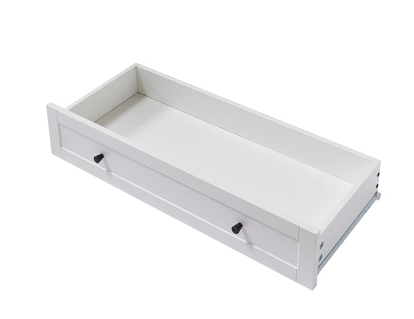 English Elm 61 modern TV cabinet with tempered glass accents, multifunctional storage console for living room White+Walnut W1162P205098