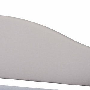 Baxton Studio Baxton Studio Milligan Full Size Daybed - Modern Beige Upholstered Furniture for Stylish Spaces Milligan-Beige-Daybed-Full