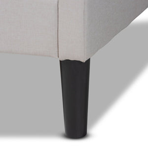 Baxton Studio Baxton Studio Milligan Full Size Daybed - Modern Beige Upholstered Furniture for Stylish Spaces Milligan-Beige-Daybed-Full