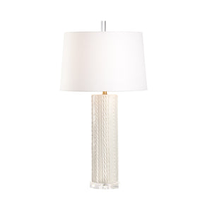 Knit Pick Lamp White/Cream 12590 Wildwood