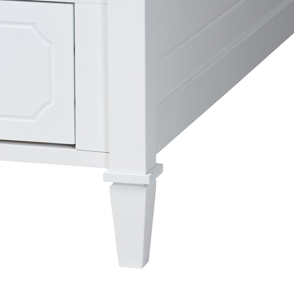 Baxton Studio Baxton Studio Classic White Wood Twin Daybed with 3 Storage Drawers for Elegant Comfort & Style Lowri-White-Daybed-3DW-Twin