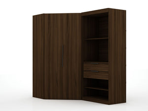 Manhattan Comfort Mulberry Contemporary - Modern Wardrobe/ Armoire/ Closet Brown 125GMC5