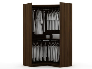 Manhattan Comfort Mulberry Contemporary - Modern Wardrobe/ Armoire/ Closet Brown 125GMC5