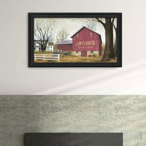 English Elm "antique Barn" Billy Jacobs Framed Print Rustic Farmhouse Wall Art Ready to Hang B06785466