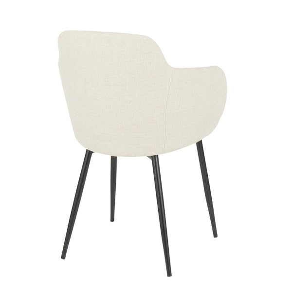 English Elm Mason Swivel Dining Chairs Faux Leather Upholstered with Steel Base Set of 2 B202P223435