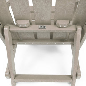 English Elm Shoreline Recycled Hdpe Folding Adirondack Chair Fully Assembled Modern Patio Seating Sand B2745P409685