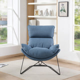 OSP Home Furnishings Ryedale Lounge Chair Blue