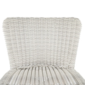 English Elm Christopher Knight Home® - Lymington Outdoor Bar Stool Set of 2 — Durable Acacia & Wicker Craft, Ergonomic 105° Backrest Comfort LIGHT GREY,Teak N775P278094G
