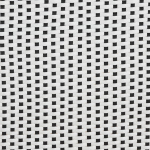 Baxton Studio bali Genica Classic French Bistro Chair - Black & White Weaving with Natural Rattan for Indoors & Outdoors DC613-Rattan-DC No Arm