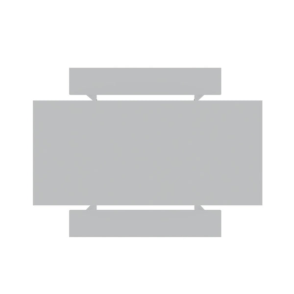 NoMad 67.91 Dining Set of 3 in White 126GMC1 Manhattan Comfort