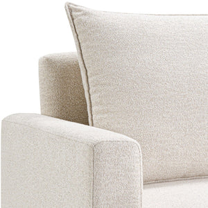 English Elm Oversized Accent Chair Plush Cushioned Seat with Lumbar Pillow for Living Room B035P496593