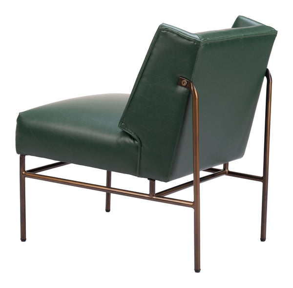 Atlanta Accent Chair Green 109514 Zuo Modern