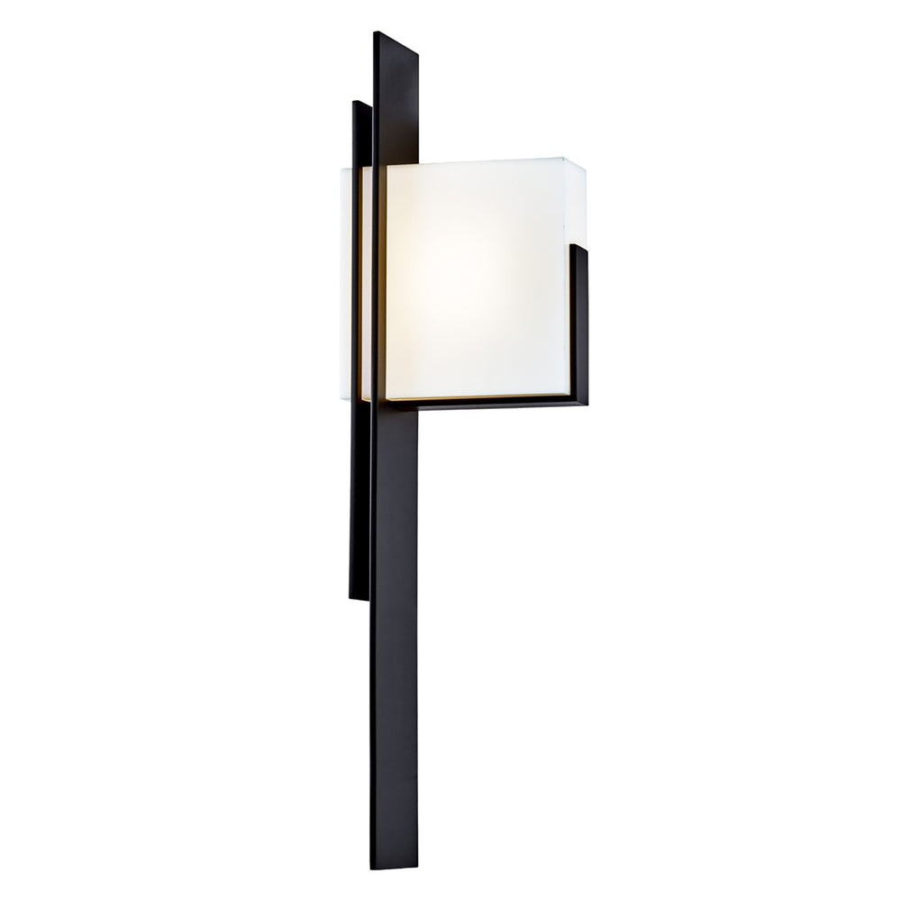 Oak Park 25'' High Integrated LED Outdoor Sconce - Matte Black 1270-MB-AC Norwell