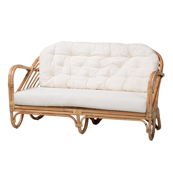 Baxton Studio Baxton Studio Aliane 4-Piece Rattan Living Room Set - Modern Bohemian Comfort & Style Await You! DC8041-Rattan-4PC Living Room Set