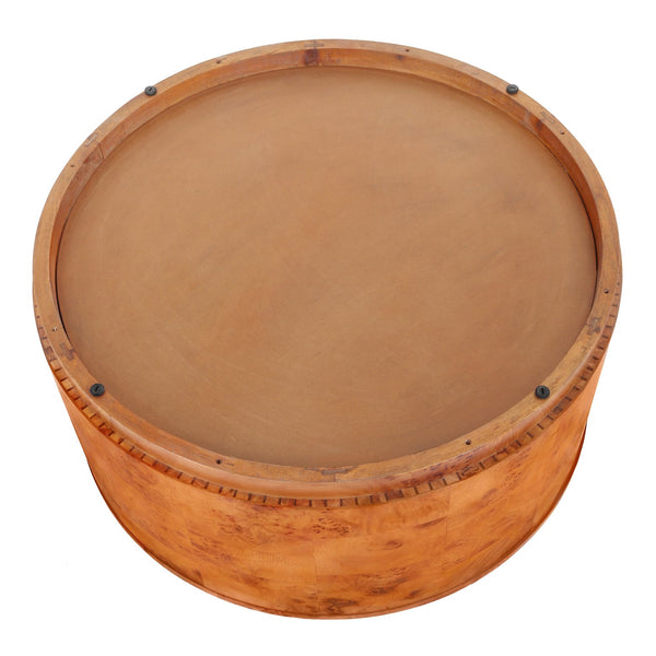 New Pacific Direct Arsenio Burl Wood Round Coffee Table - Unique Patterns, Modern Sophistication For Stylish Living Spaces Golden Brown Burl  1270010-go-npd