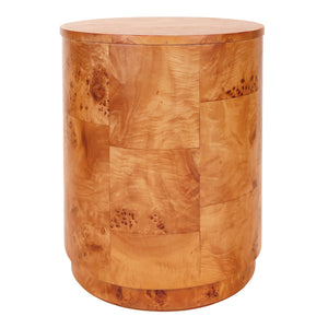New Pacific Direct Arsenio Burl Wood Round Coffee Table - Unique Patterns, Modern Sophistication For Stylish Living Spaces Golden Brown Burl  1270011-go-npd