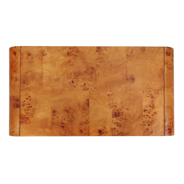 New Pacific Direct Adriel Burl Wood Coffee Table – Stunning Natural Beauty With Unique Patterns For Modern Sophistication Golden Brown Burl  1270012-go-npd