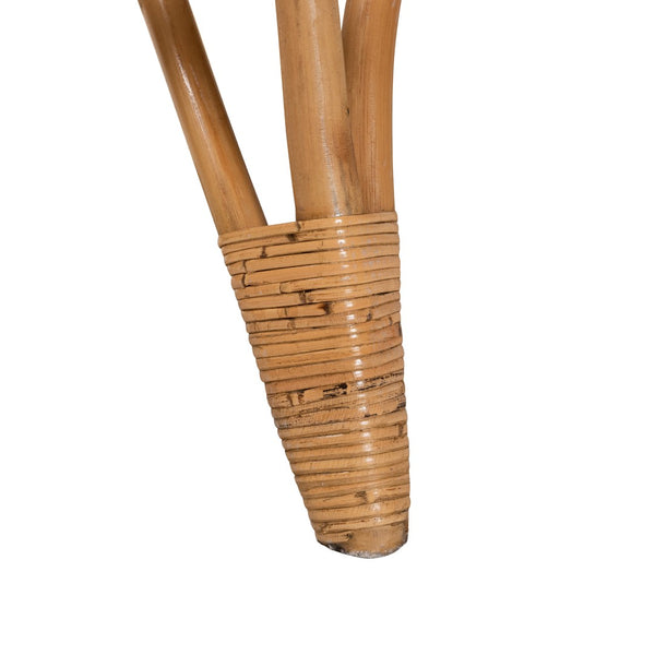 Baxton Studio Baxton Studio Earvin Bohemian Rattan Armchair & Footstool Set - Handcrafted Comfort for Your Home DC8005-Rattan-2PC Set