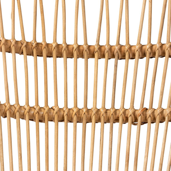 Baxton Studio Baxton Studio Earvin Bohemian Rattan Armchair & Footstool Set - Handcrafted Comfort for Your Home DC8005-Rattan-2PC Set