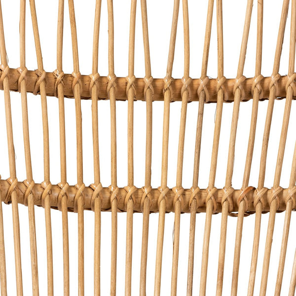 Baxton Studio bali Earvin Modern Bohemian Rattan Armchair - Handcrafted, Ergonomic Design for Stylish Living Spaces DC8005-Rattan-CC