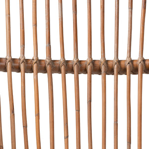 Baxton Studio bali Lamaria Bohemian Rattan Armchair - Handcrafted Natural Comfort for Stylish Living Spaces DC9099-Rattan-CC