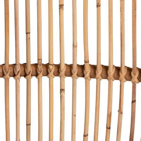 Baxton Studio bali Lamaria Modern Bohemian Natural Rattan Footstool - Handcrafted Artisan Accent for Any Space DC9099-Rattan-Footstool