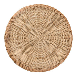 Baxton Studio Baxton Abbey 3-Piece Modern Bohemian Living Room Set – Handcrafted Rattan with Cozy Cushions Abbey-Rattan-3PC Set