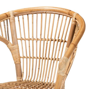 Baxton Studio Baxton Studio Alleta 3-Piece Rattan Living Room Set - Modern Bohemian Comfort for Small Spaces Alleta-Rattan-3PC Set