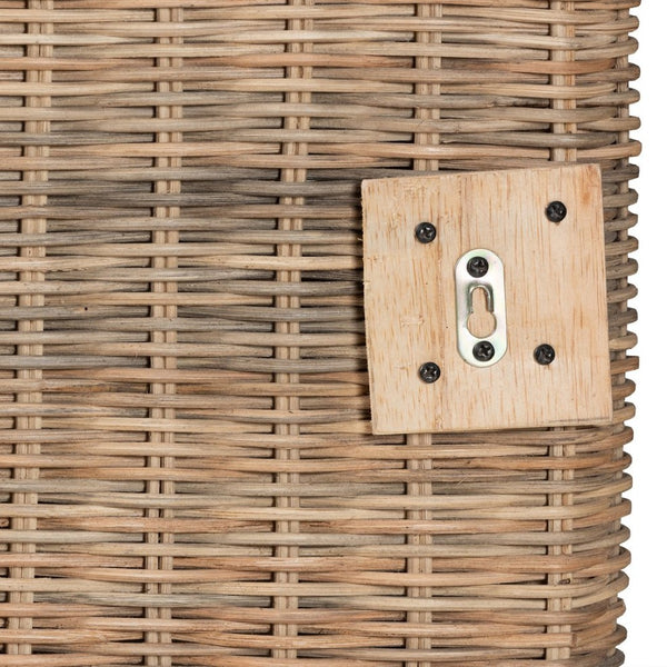 Baxton Studio bali Cantara Modern Bohemian Rattan Queen Headboard - Handcrafted, Lightweight & Eco-Friendly Design DC9048-Rattan-HB-Queen