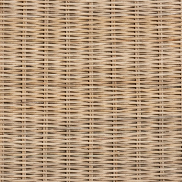 Baxton Studio bali Cantara Modern Bohemian Rattan Queen Headboard - Handcrafted, Lightweight & Eco-Friendly Design DC9048-Rattan-HB-Queen