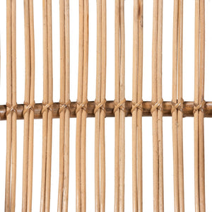 Baxton Studio bali Blanca Handcrafted Rattan Accent Chair - Modern Bohemian Design for Cozy Living Spaces DC1003-Rattan-CC