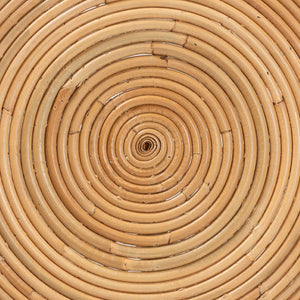 Baxton Studio bali Rinjani Modern Bohemian Natural Rattan End Table - Stylish Accent for Living Room & Lounge Rinjani-Rattan-ET