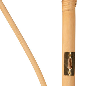 Baxton Studio bali Halia Handcrafted Modern Bohemian Rattan Queen Headboard - Wall-Mount, Natural Elegance & Style 0681B-Rattan-HB-Queen