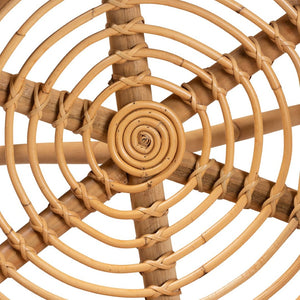 Baxton Studio bali Narva Rattan Accent Chair - Handcrafted Modern Bohemian Furniture for Tropical Elegance Narva-Rattan-CC